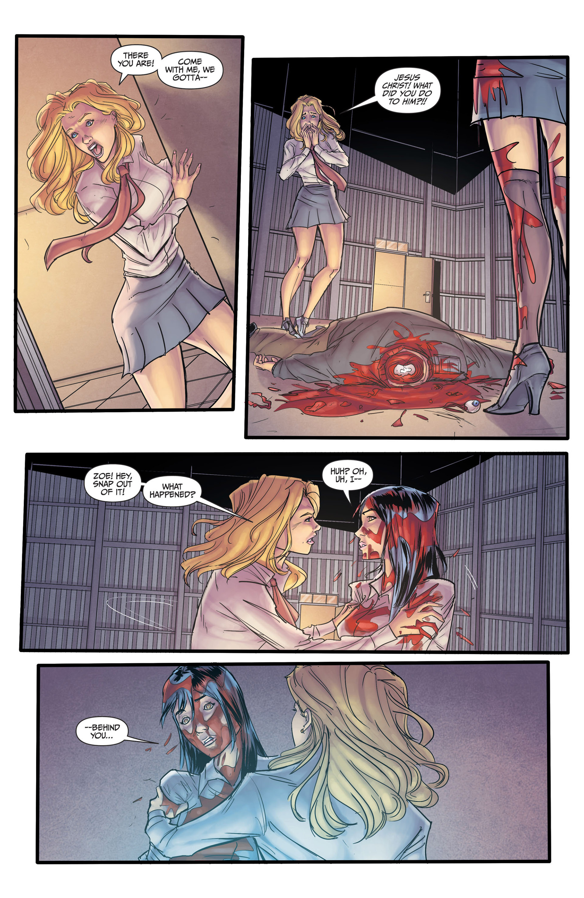 Read online Morning Glories comic -  Issue # _TPB 1 - 154