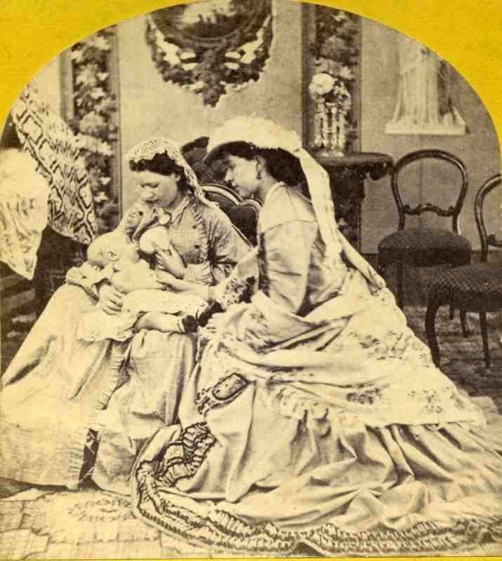 Victorian Breastfeeding Lovely Photos of Moms Nursing Babies from