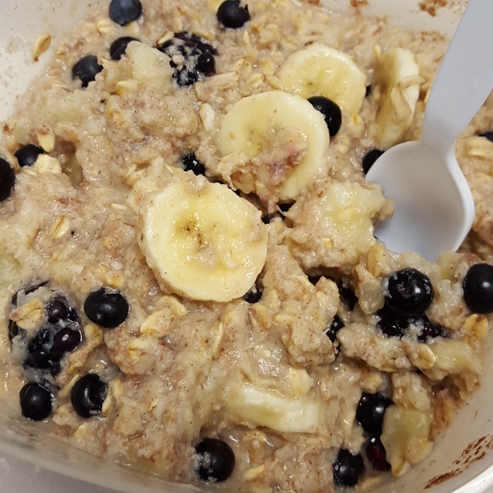 Shannon's Lightening the Load Banana and Egg White Oatmeal