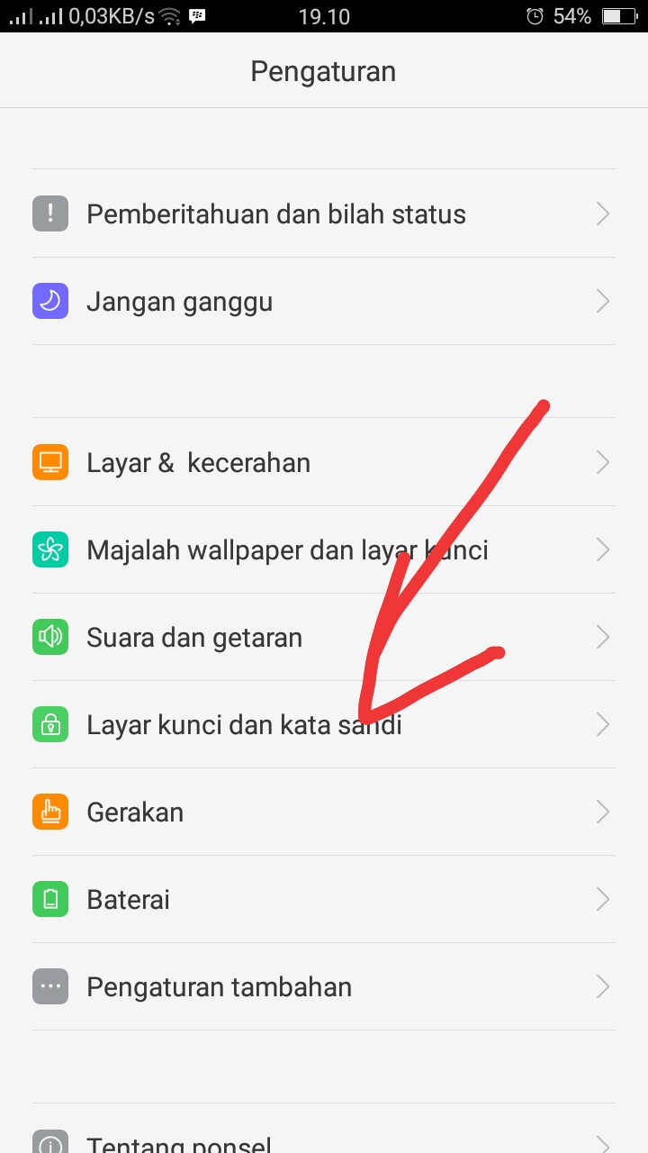Teknologi Gadget Terbaru Cara Menonaktifkan Kunci Enkripsi Aplikasi Oppo A39