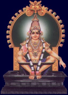 Picture of Lord Ayyappa 108 Sarana Gosham Swamiye Saranam Ayyappa