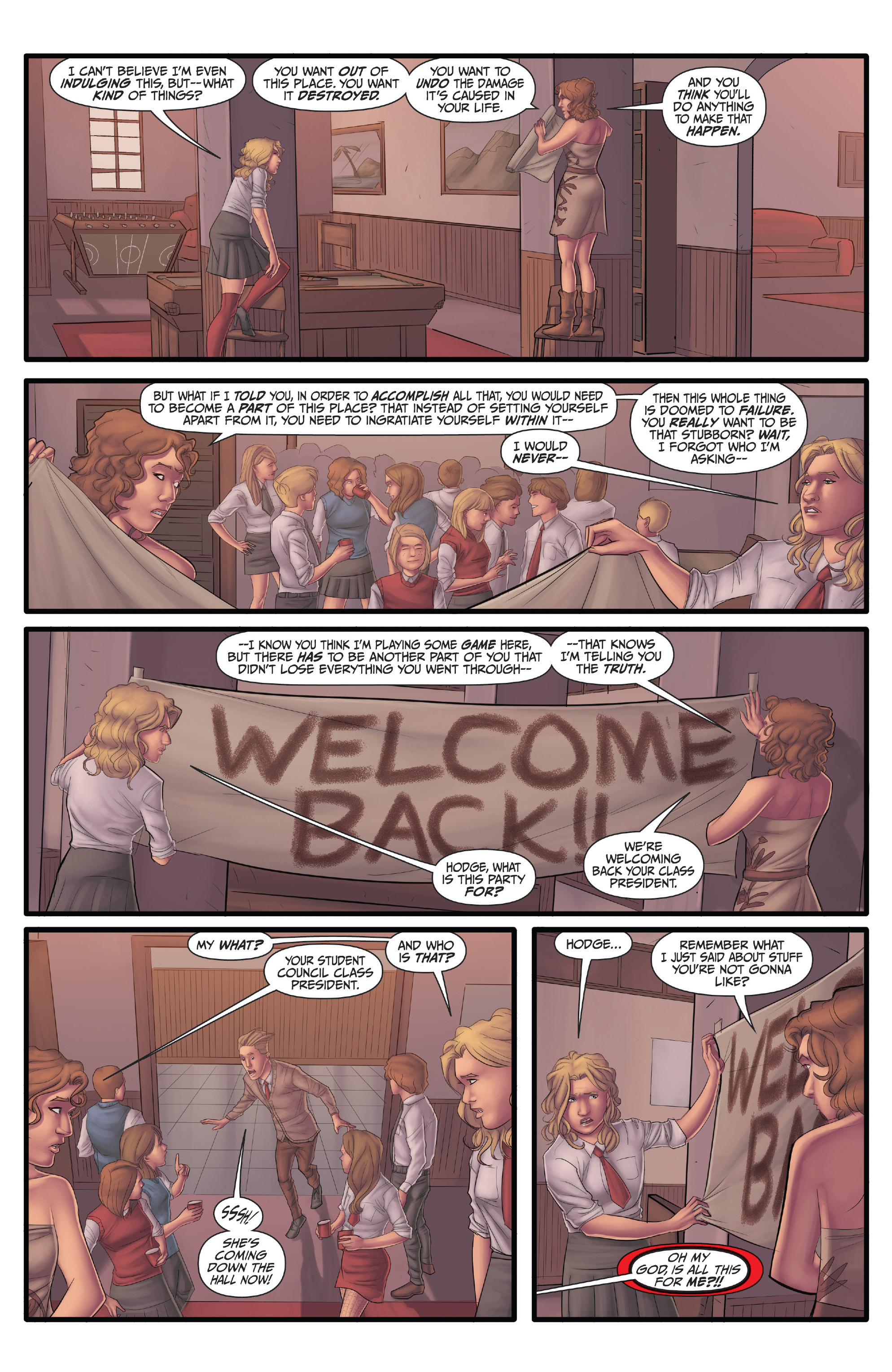 Read online Morning Glories comic -  Issue #39 - 23