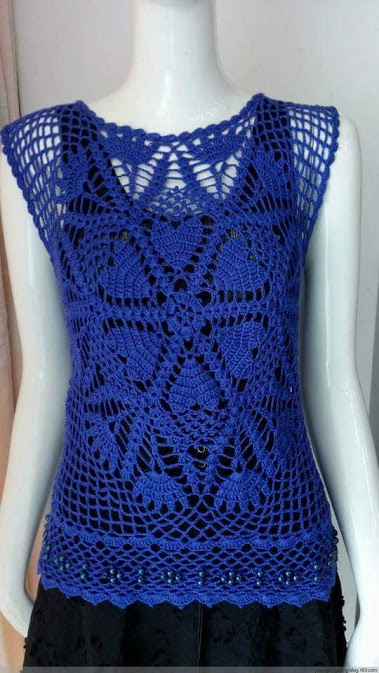 blusas tejidas a crochet hermosas