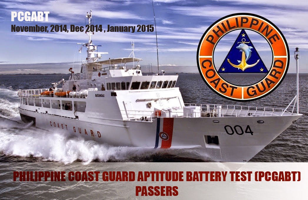 Philippine Coast Guard Aptitude Battery Test