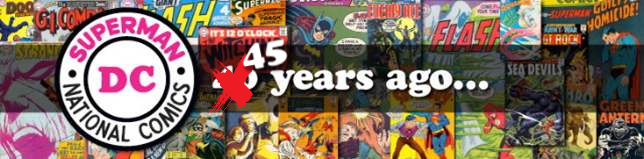 DC Comics 45 Years Ago