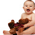 Wallpaper Cute Baby with Teddy