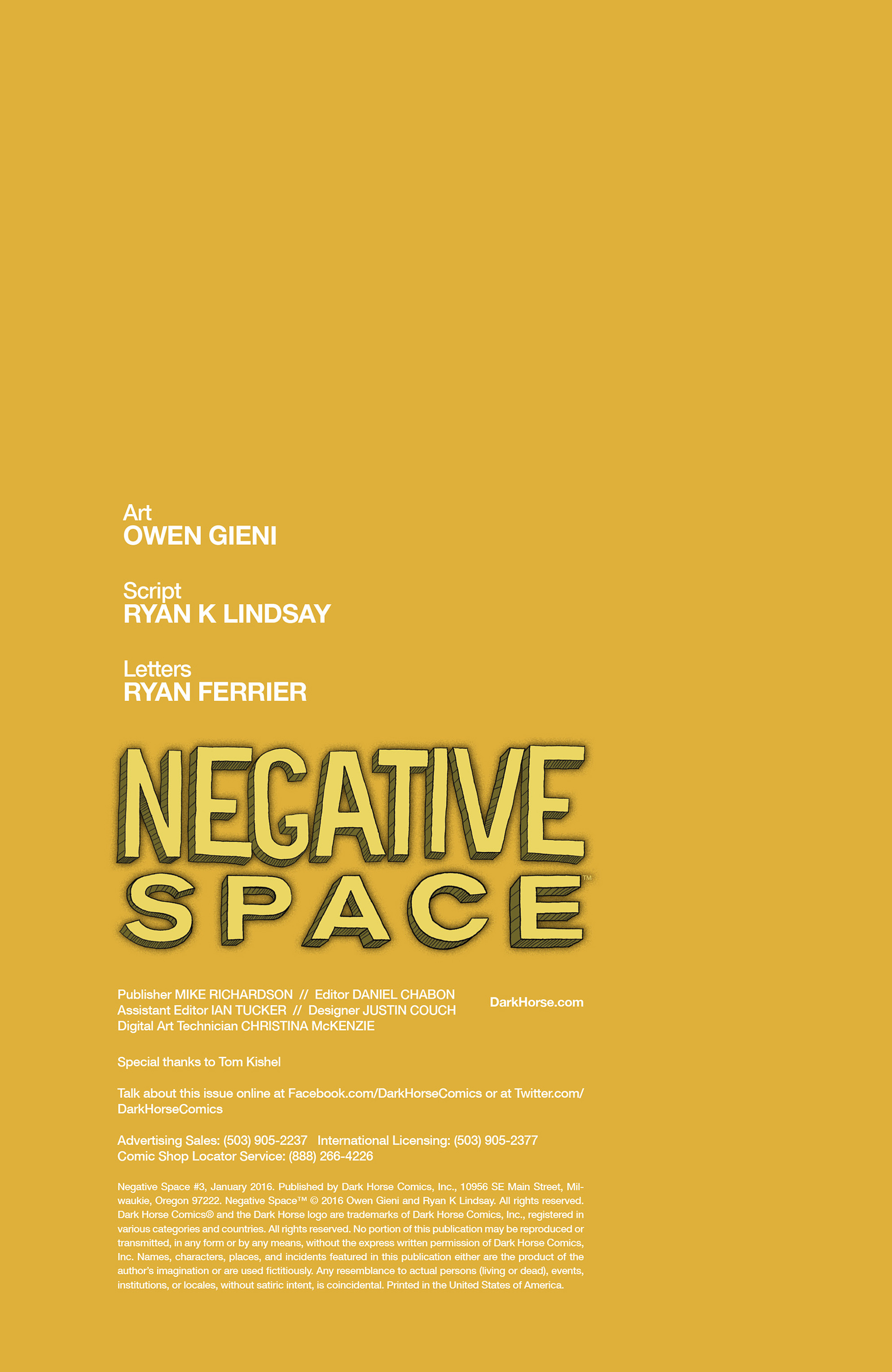 Read online Negative Space comic -  Issue #3 - 2