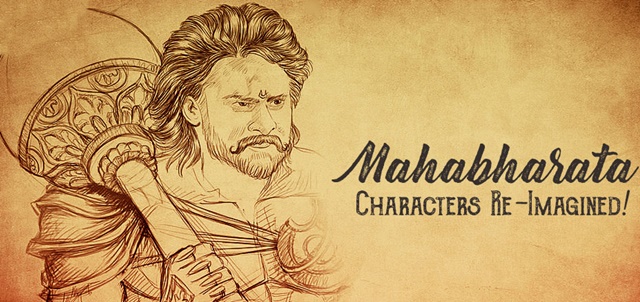 The Sketches of Mahabharata Characters Re-Imagined with Actors Mahabharata Characters Re-Imagined
