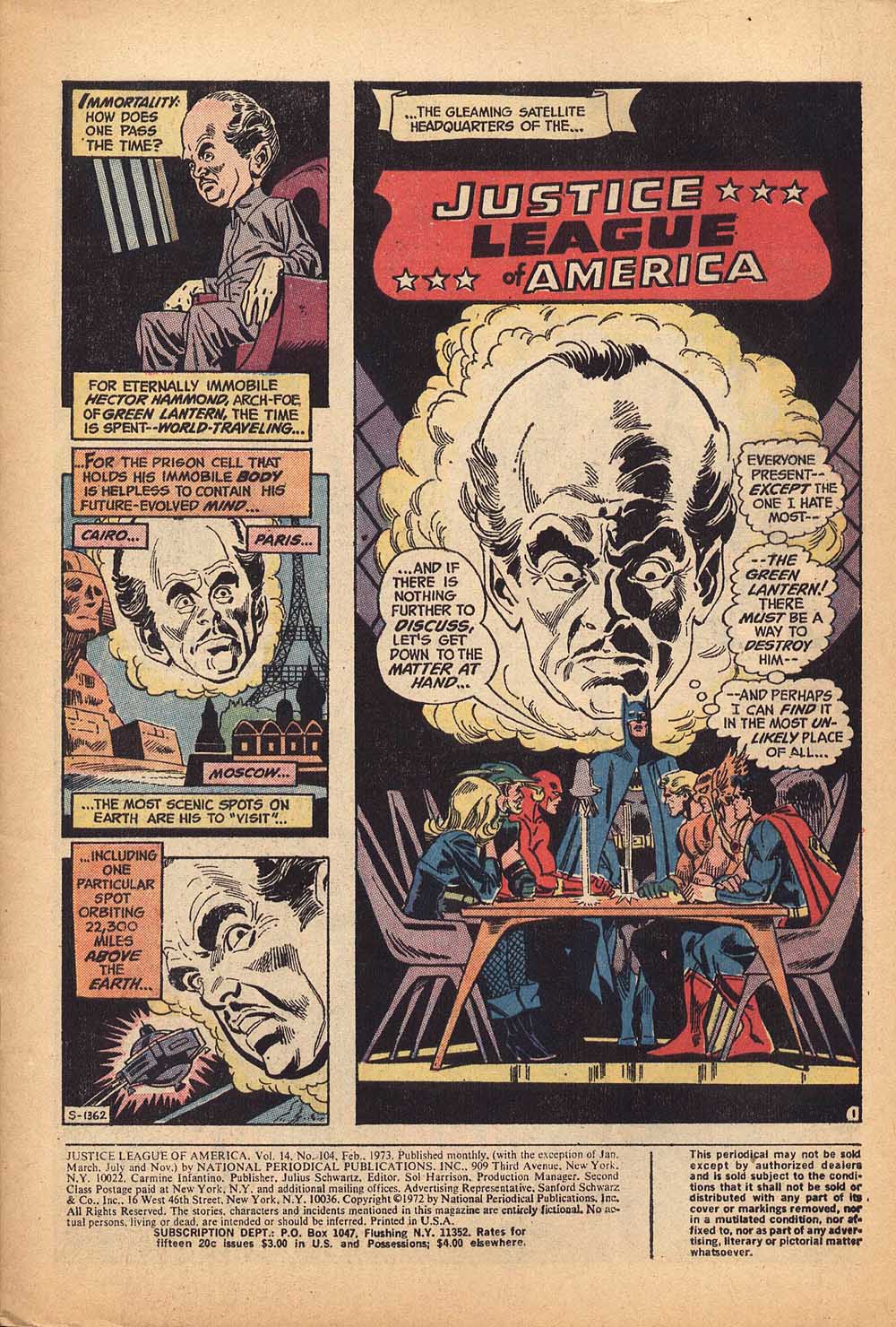 Justice League of America (1960) 104 Page 1