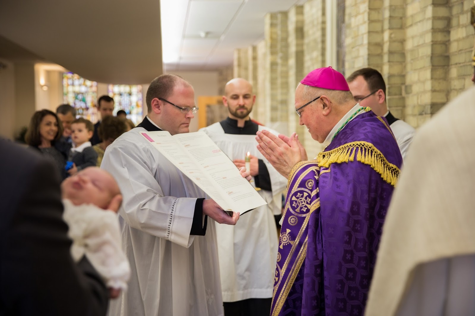 Pontifical Baptism in the Traditional Rite in Madison Catholic News Live