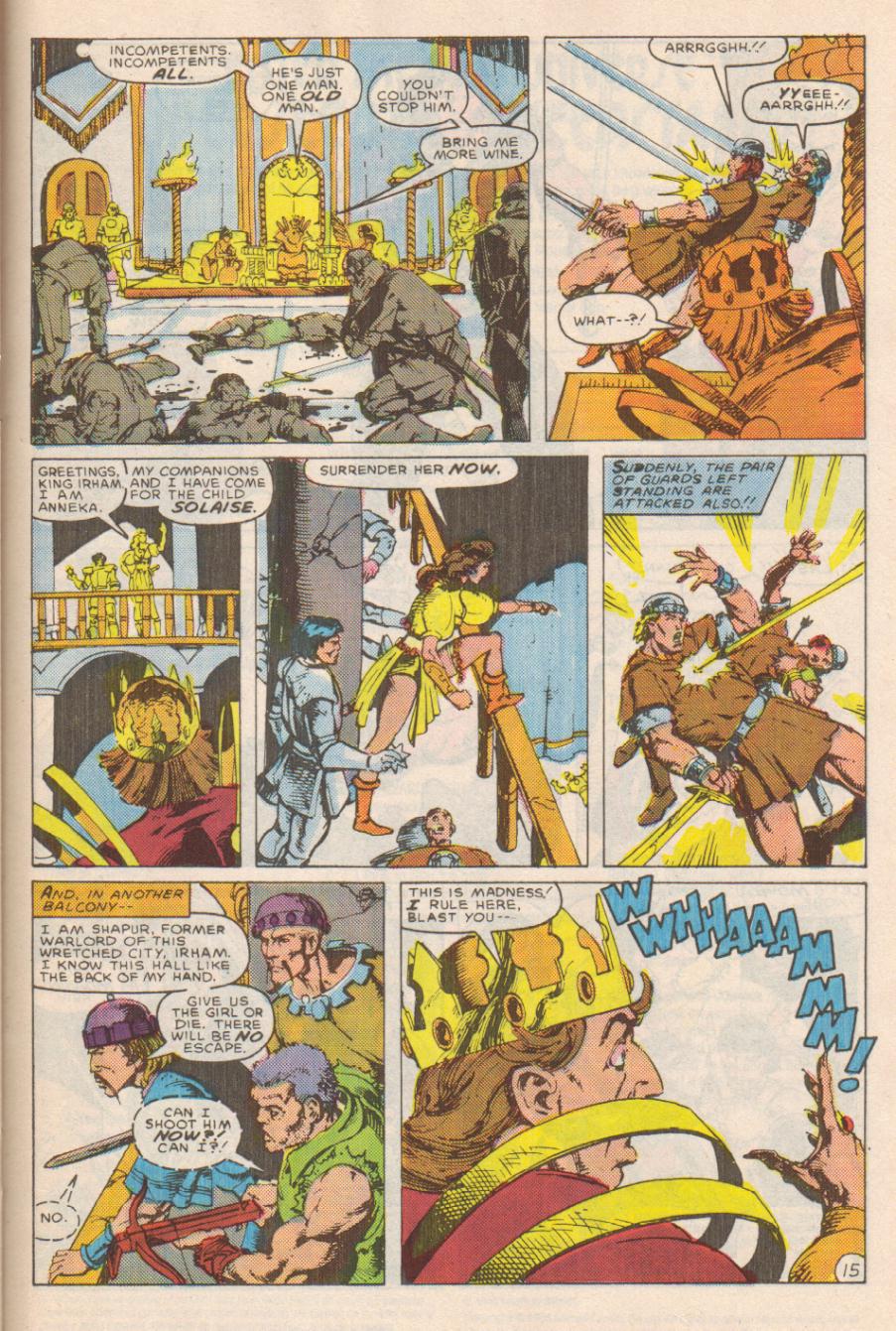 Read online Conan the Barbarian (1970) comic -  Issue #191 - 16