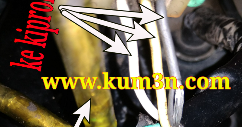 Merangkai pengapian Vega Lama memakai CDI motor Supra 100