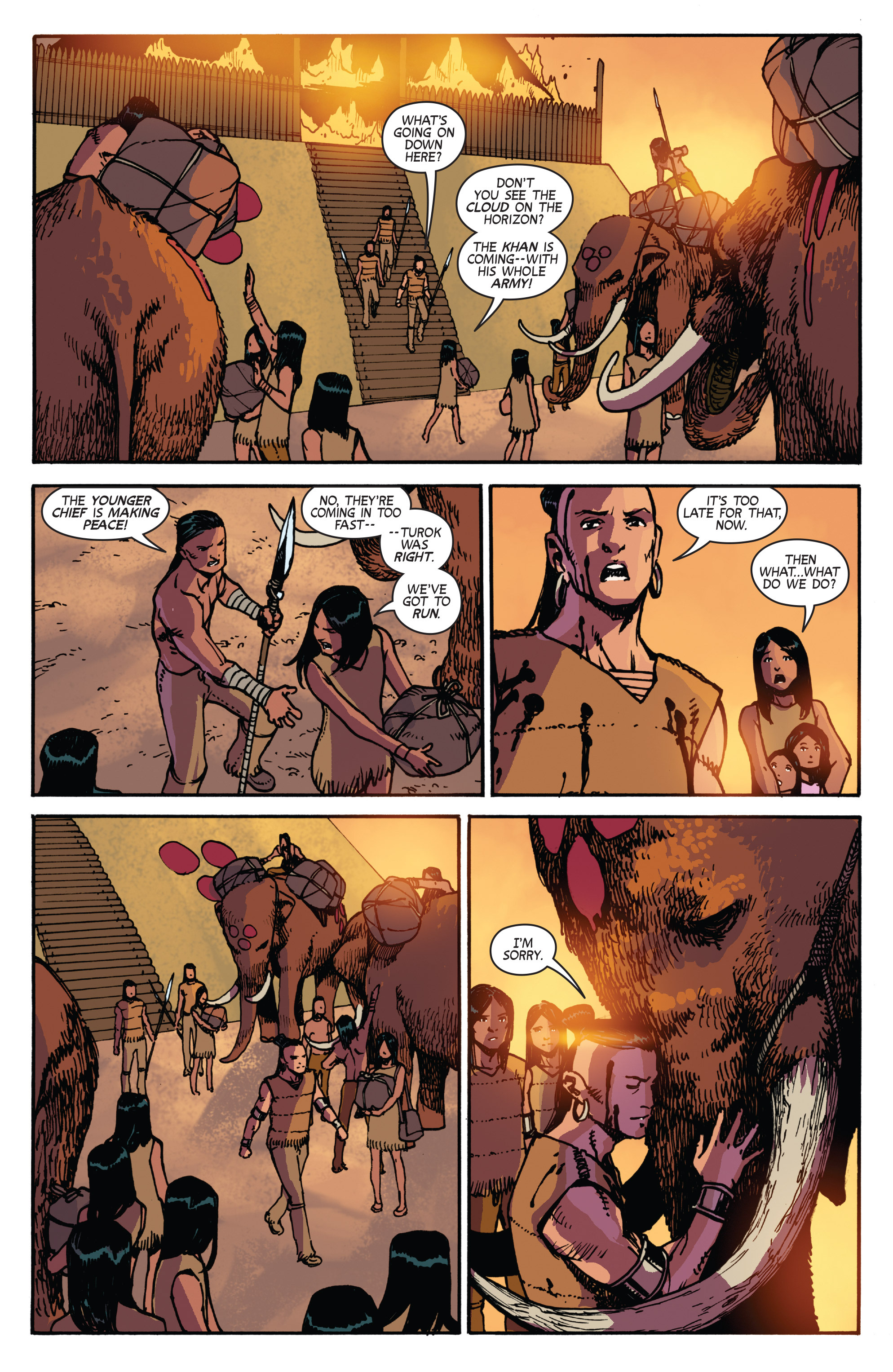 Read online Turok: Dinosaur Hunter (2014) comic -  Issue # _TPB 2 - 76