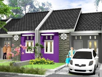 warna ungu rumah minimalis type 36 60 warna ungu rumah minimalis type 36 60