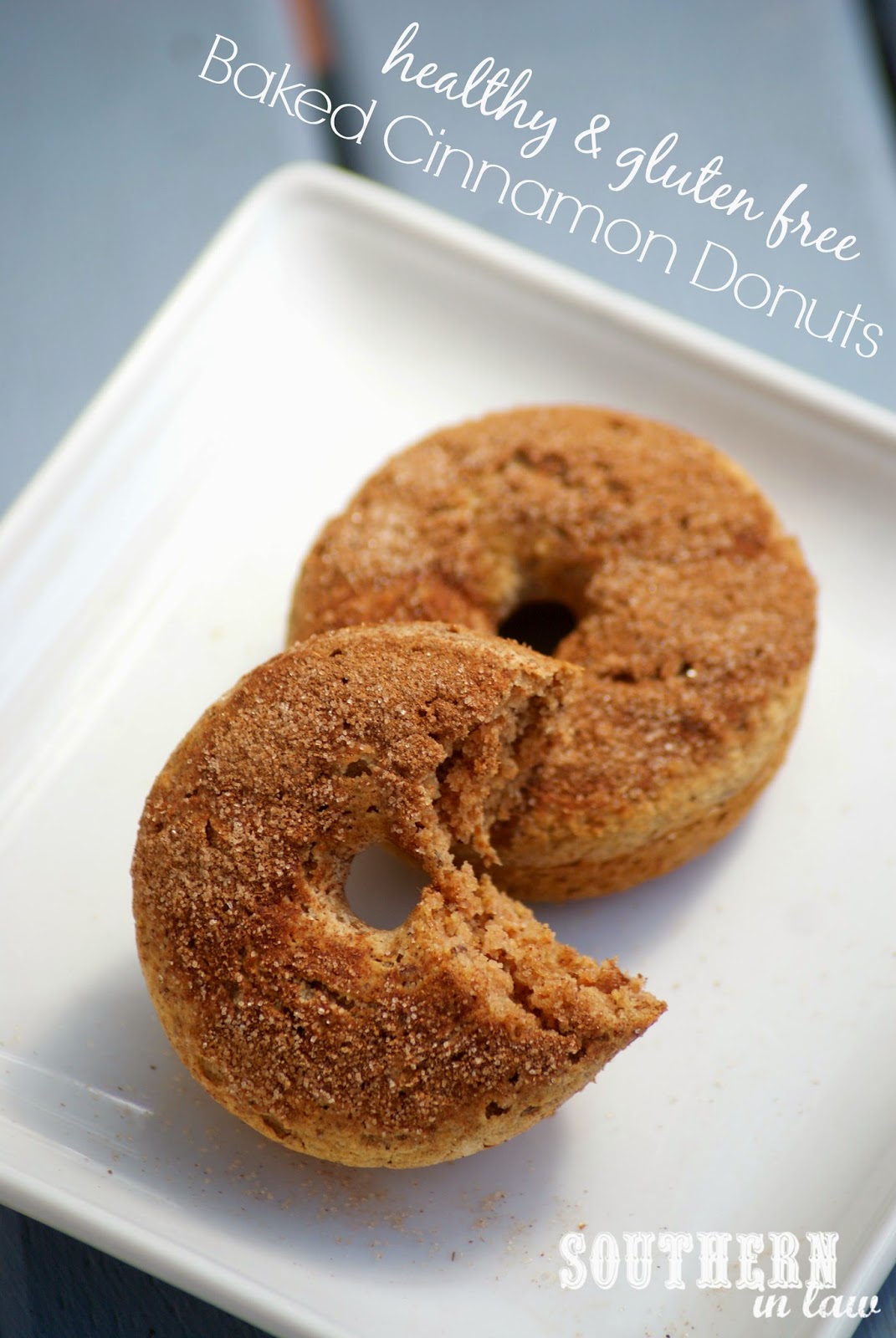 Vegan Baked Cinnamon Donuts Recipe - Gluten free, healthy, low fat, low sugar, egg free, dairy free
