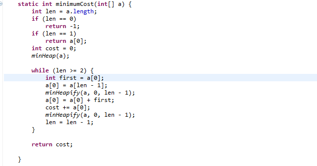 Data Structure & Algorithm_Array - JAVA: Connect n ropes with minimum ...