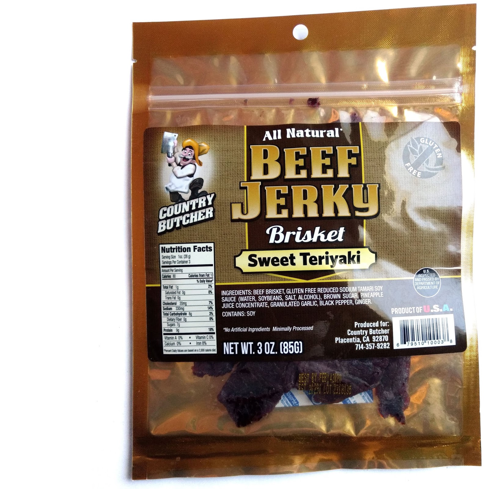 Country Butcher Beef Jerky Sweet Teriyaki Beef Jerky Reviews