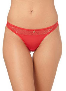 Tanga de color rojo y dorado Tanga de color rojo y dorado