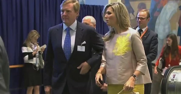 King Willem Alexander and Queen Maxima attended the 70th session of the UN General Assembly at the UN headquarters