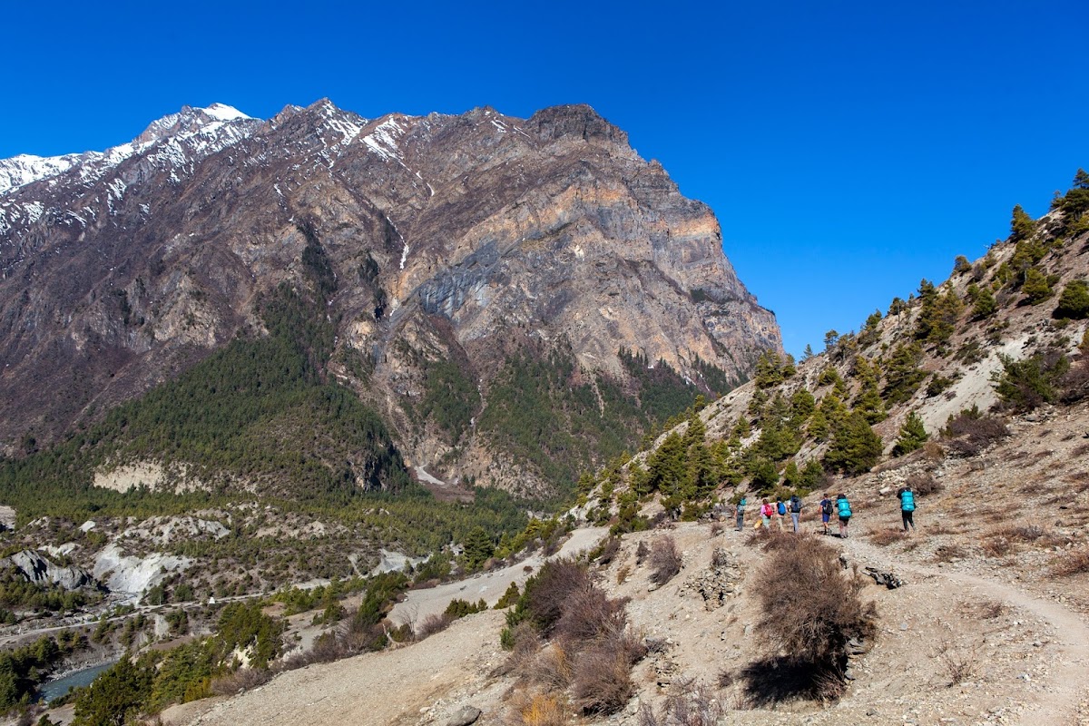 200км по красно-белым черточкам.. Around Annapurna. март-апрель 2017