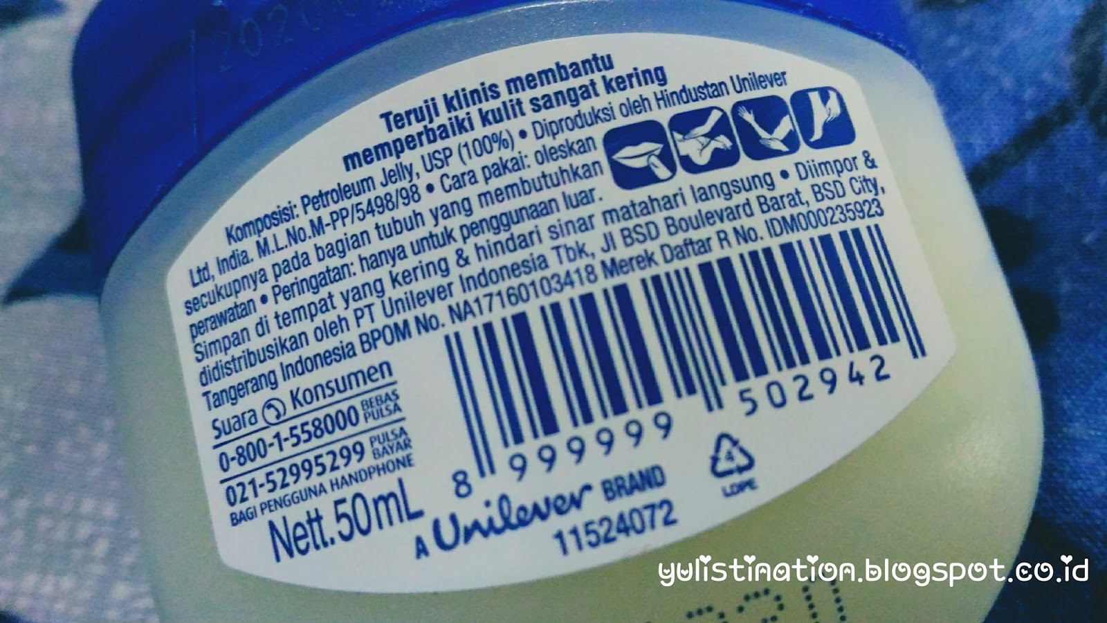 REVIEW Vaseline Repairing Jelly Original The Yulistinay's Diary