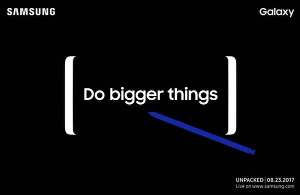 Samsung Galaxy Note 8 Unpacked Event