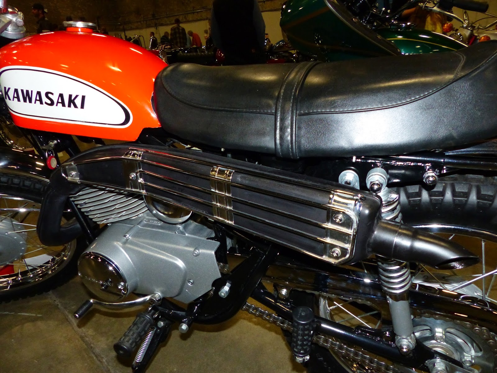 OldMotoDude: Immaculate 1970 Kawasaki 250 Sidewinder Judges Award