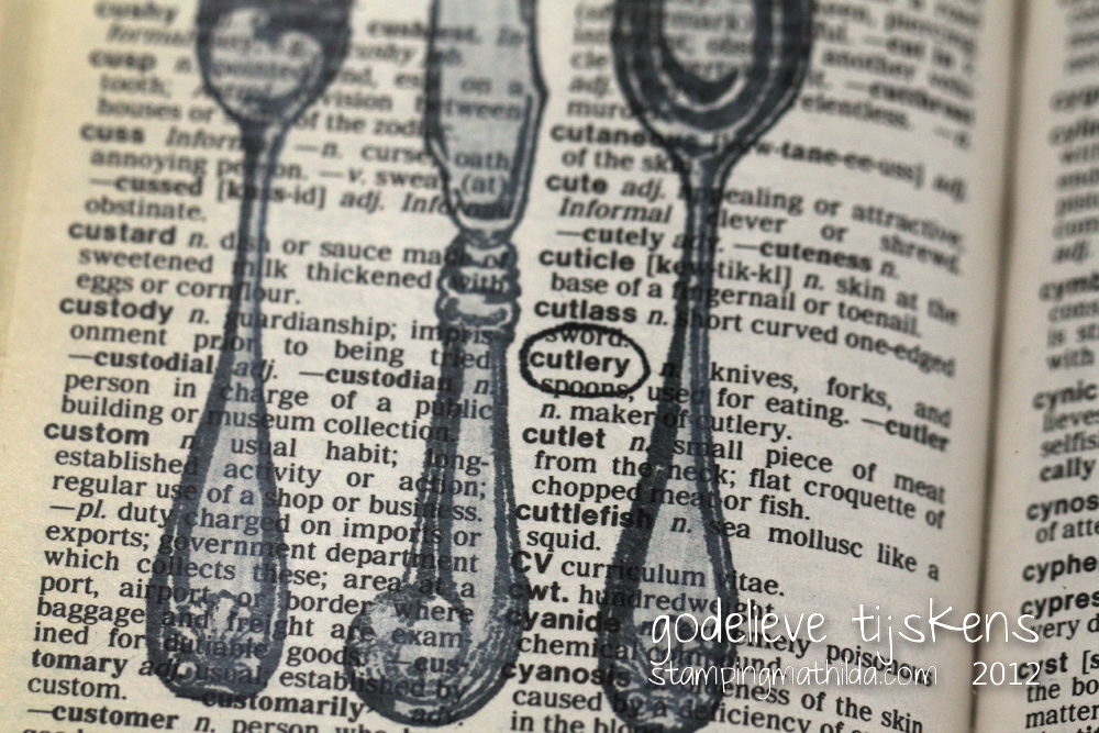 StampingMathilda Dictionary Cutlery