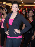 Kajal Agarwal At Zumba Session Gold Gym-cover-photo
