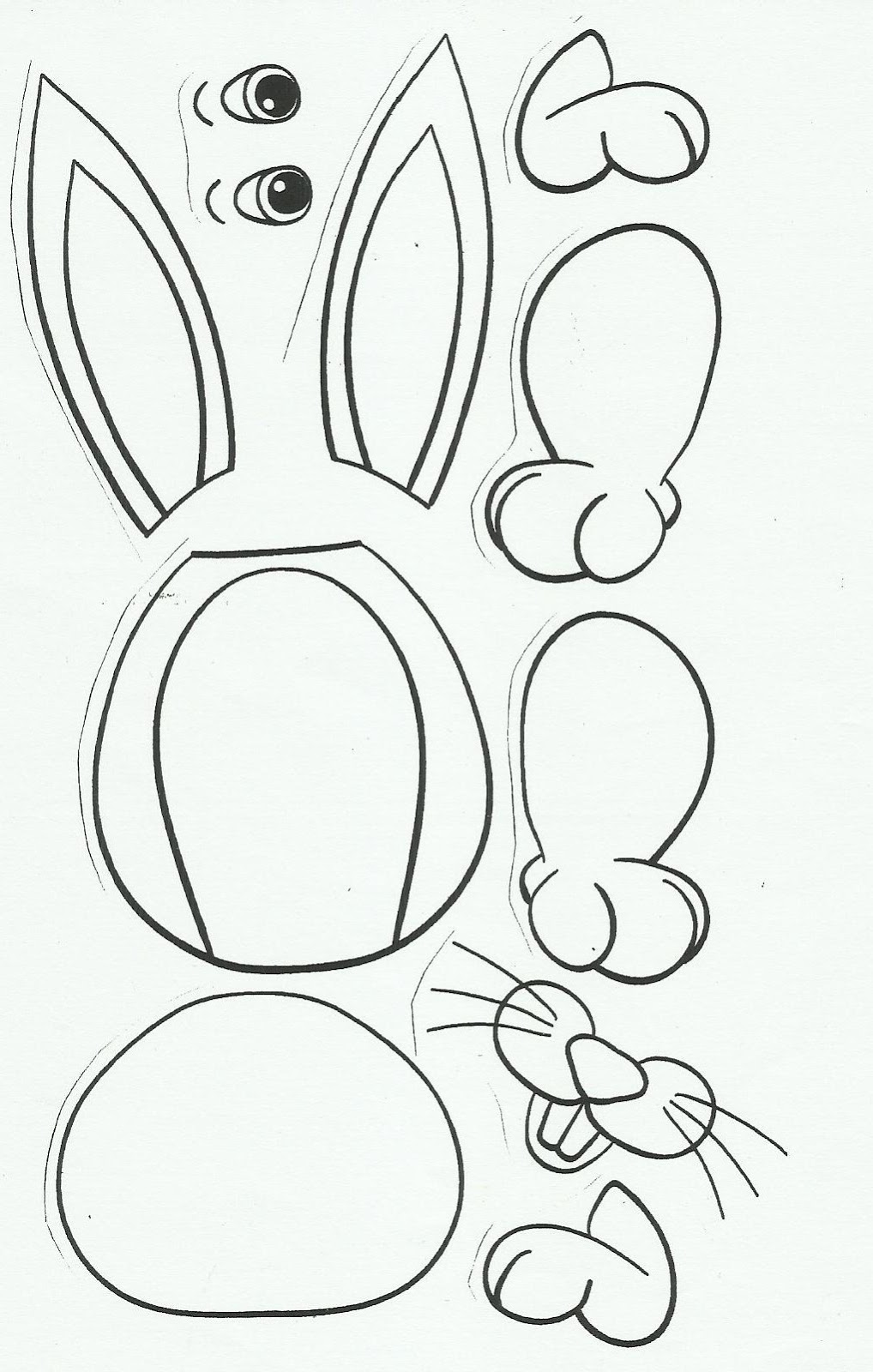 Baú de Professora Coelho de Páscoa