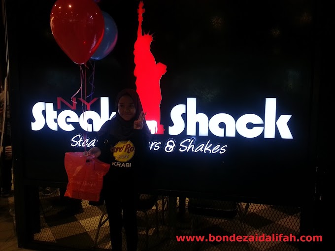 OUTHING BIRTHDAY FATIN  DI  STEAK  SHACK 