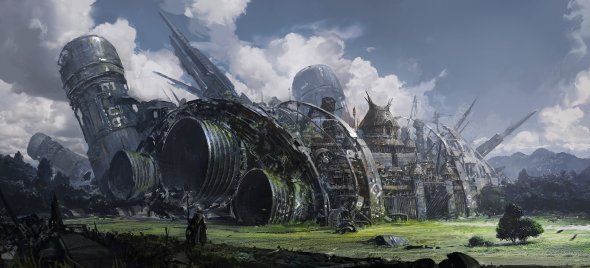 Su Jian artstation arte ilustrações ficção científica fantasia sombria