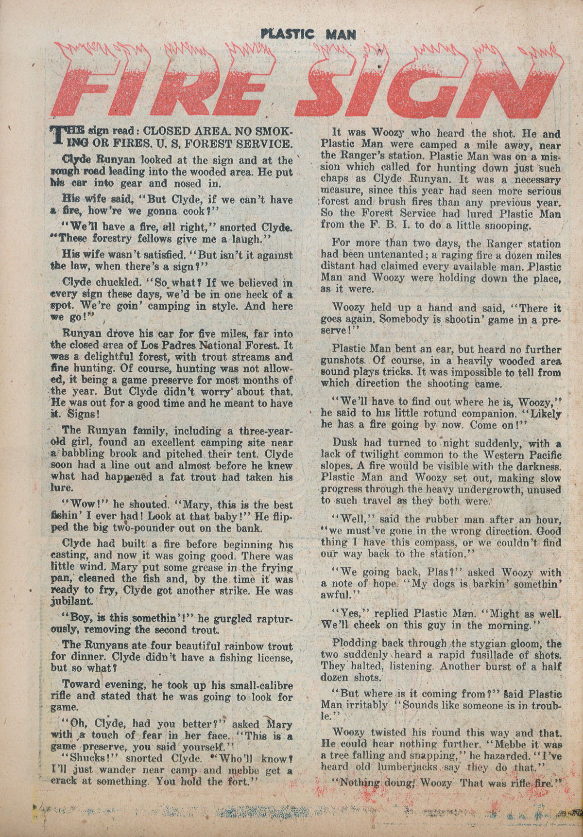 Read online Plastic Man (1943) comic -  Issue #12 - 34