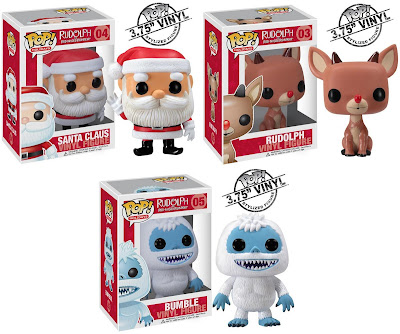 Rudolph the Red-Nosed Reindeer Pop! Holidays Series 1 - Santa Claus, Rudolph & Bumble Vinyl Figures