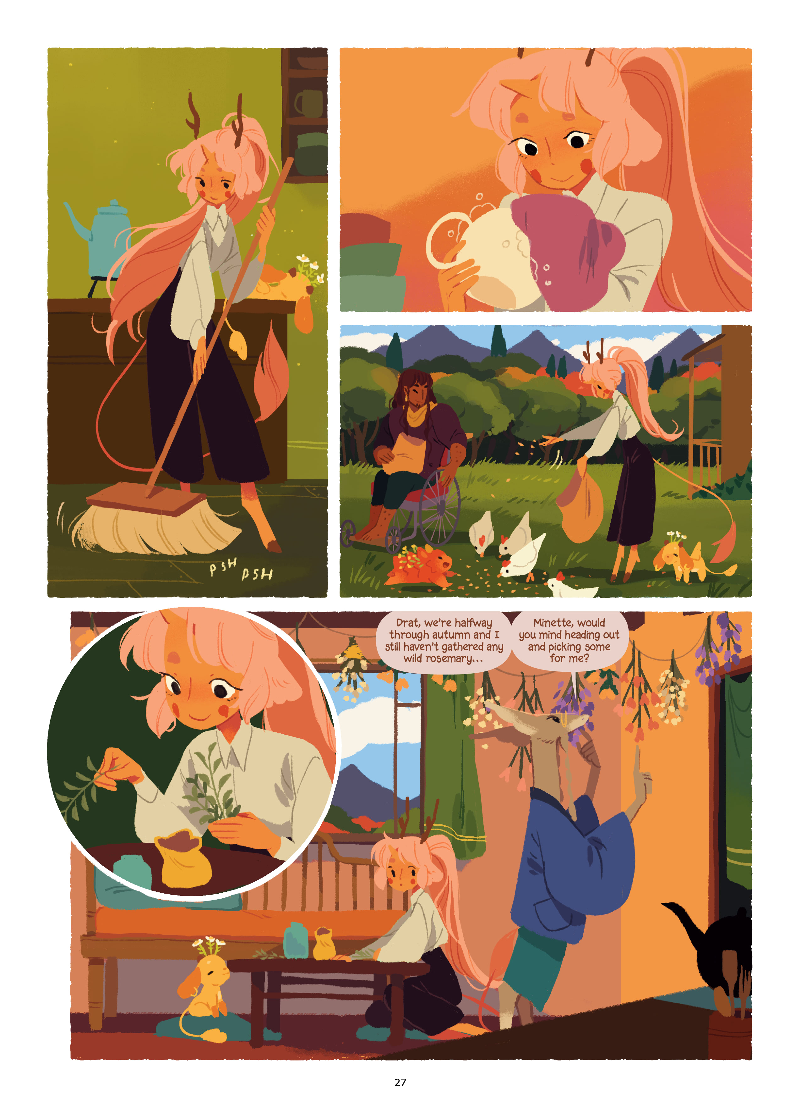 Read online The Tea Dragon Series comic -  Issue # The Tea Dragon Tapestry - 28