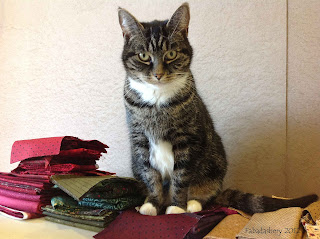 Suzi Cat on Easy Street Quilt Fabric