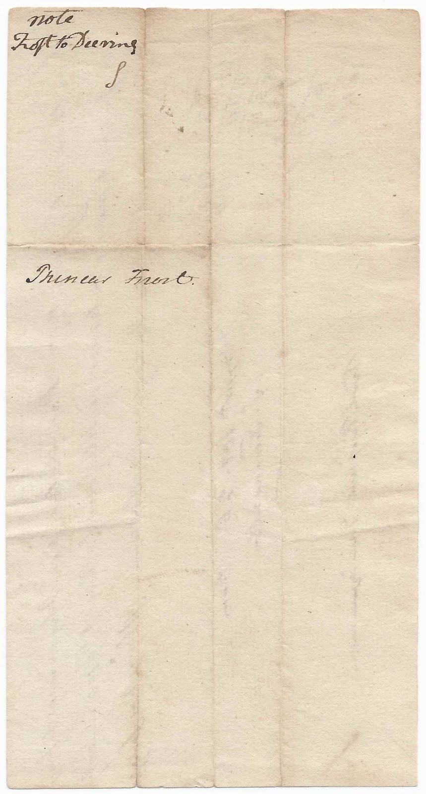 Heirlooms Reunited 1797 Handwritten Document between James Deering