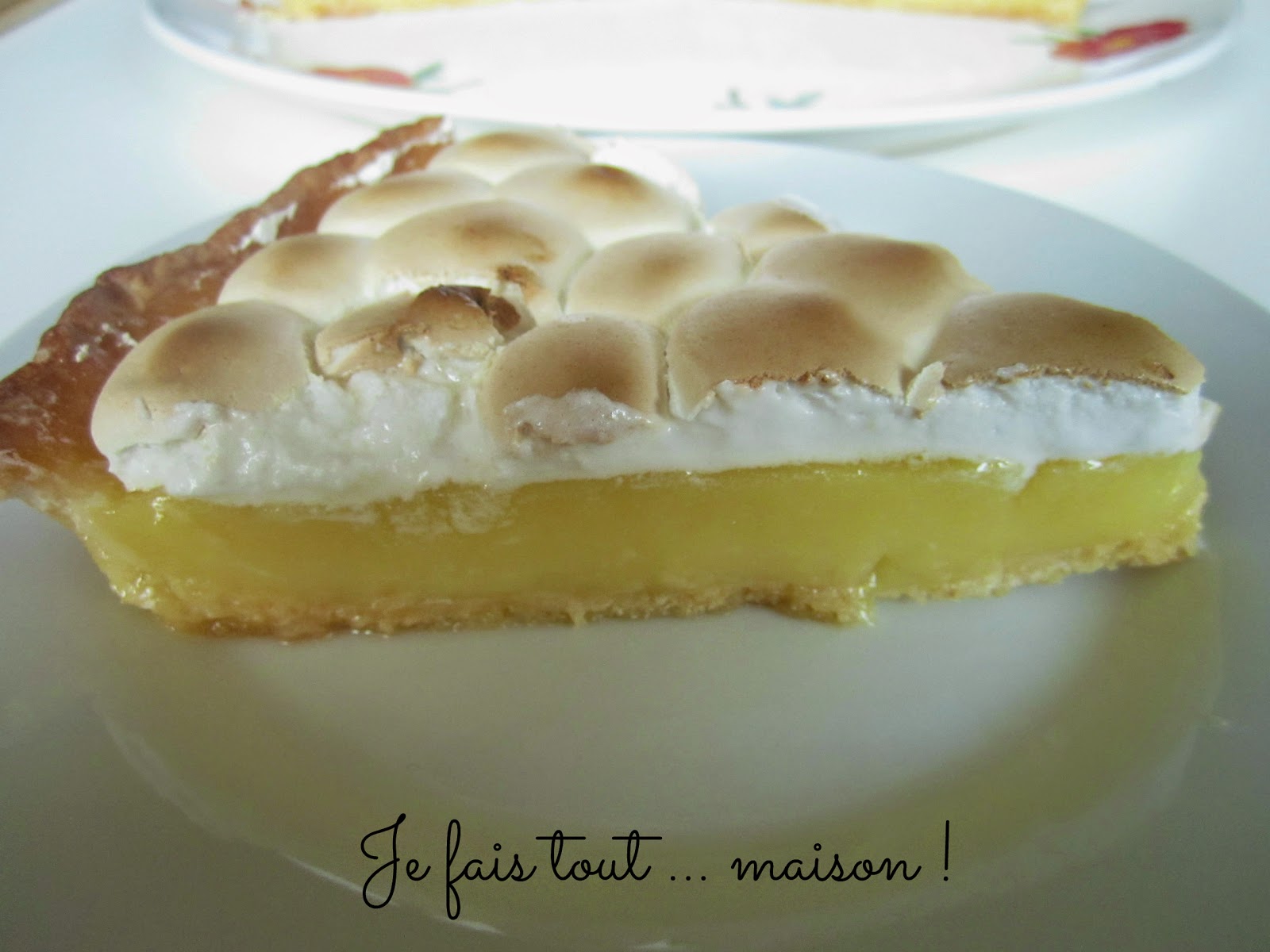 La tarte au citron meringuée