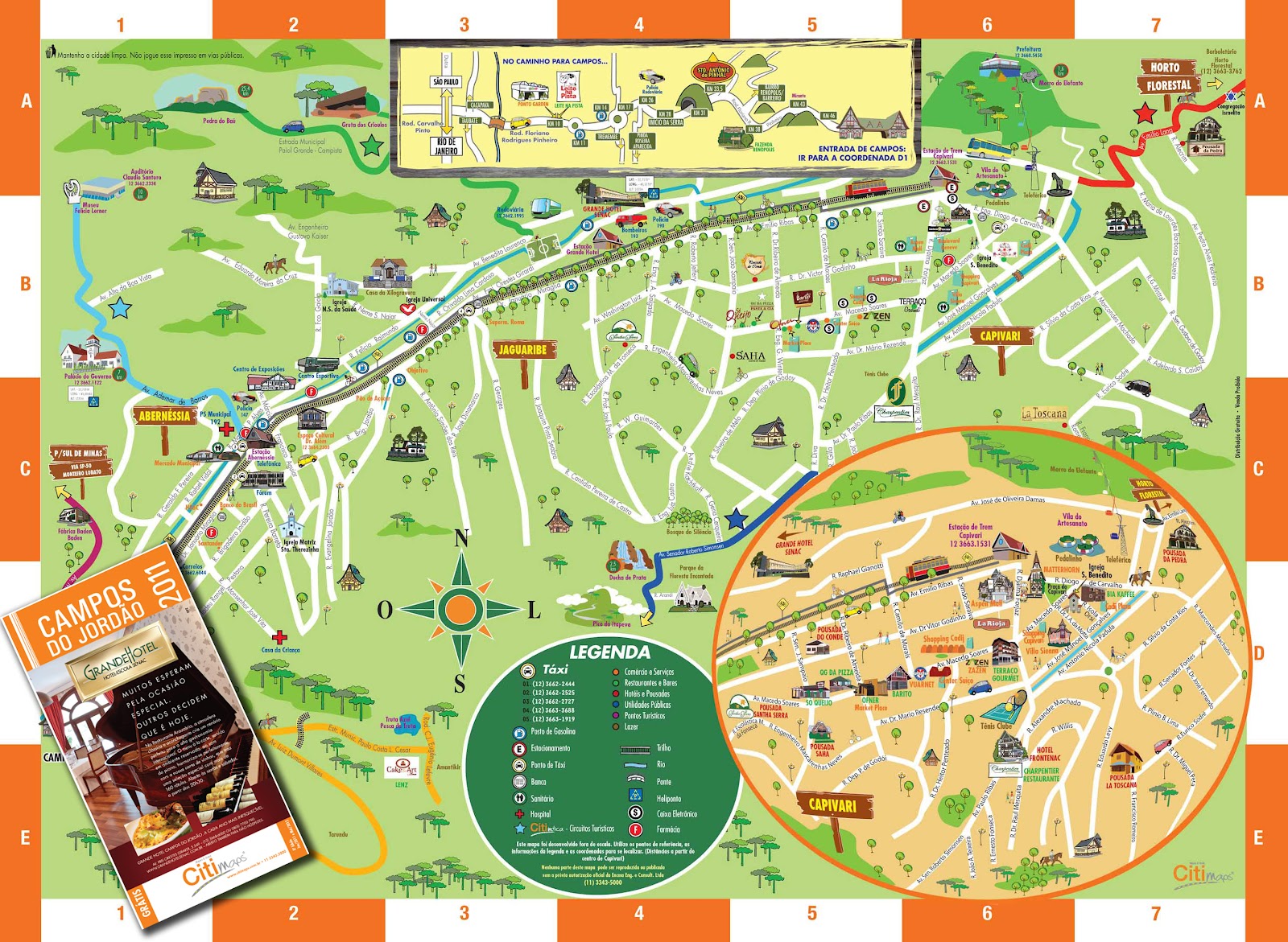 Mapa De Campos Do Jordão EDUCA Mapa De Campos Do Jordão EDUCA