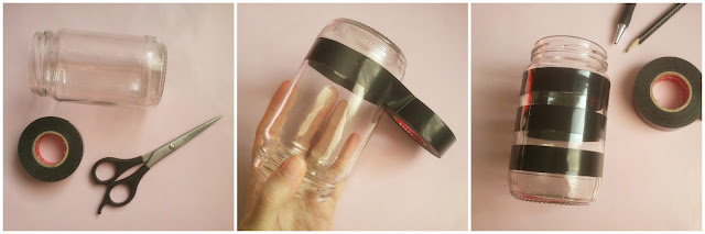 Staklenka kao držač olovaka