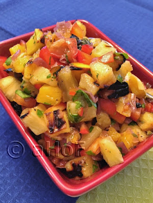 Grilling, Pineapple, Mango, Salsa, side dish