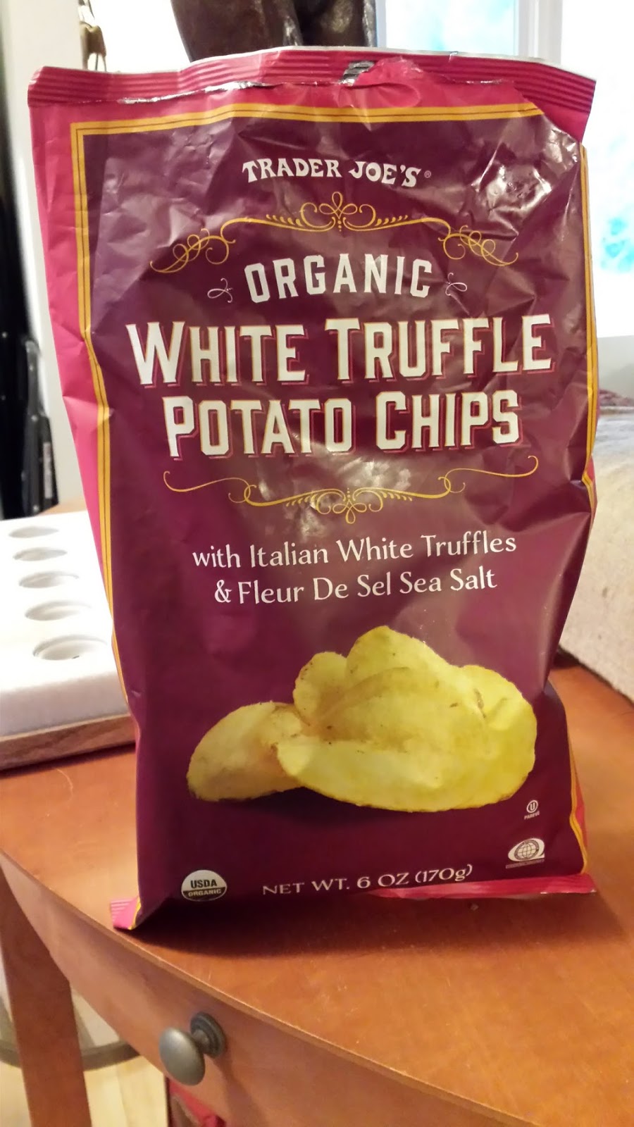 Exploring Trader Joe's Trader Joe's Organic White Truffle Potato Chips