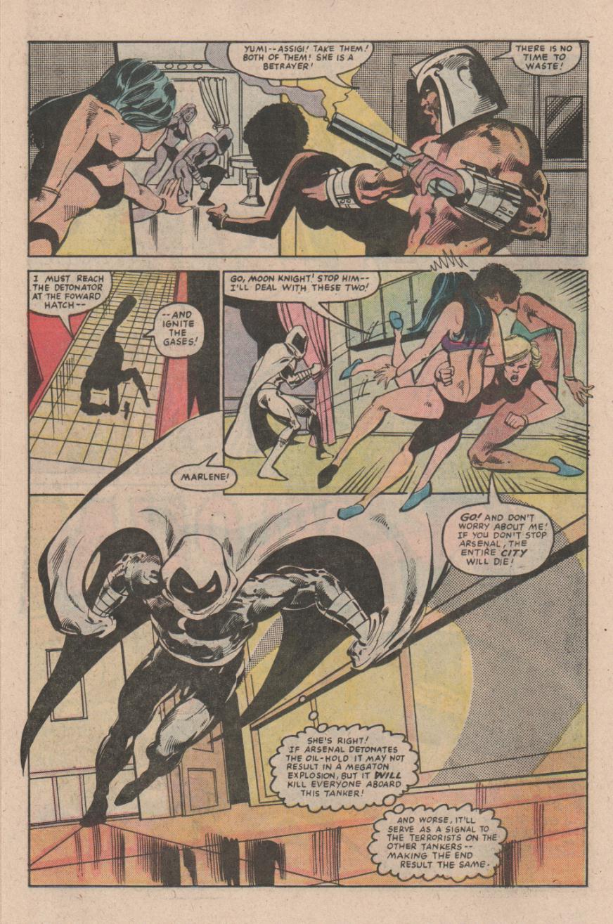 Read online Moon Knight (1980) comic -  Issue #20 - 21