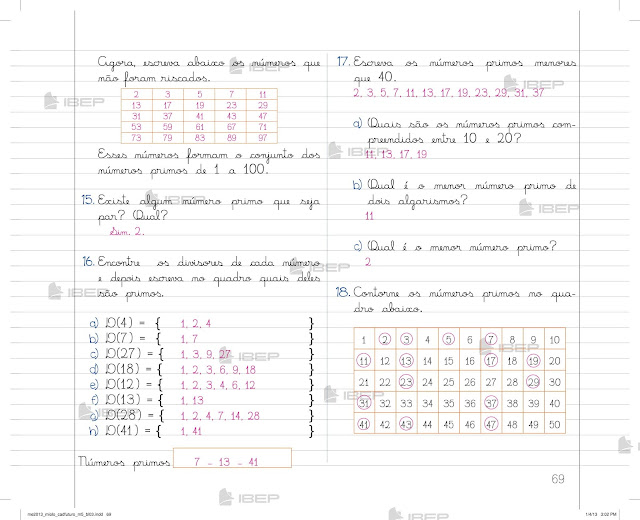 Caderno Do Futuro 5 Ano Matematica