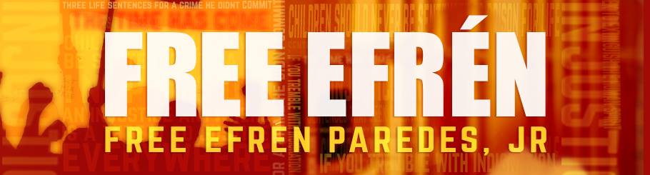 Free Efren Orange Banner