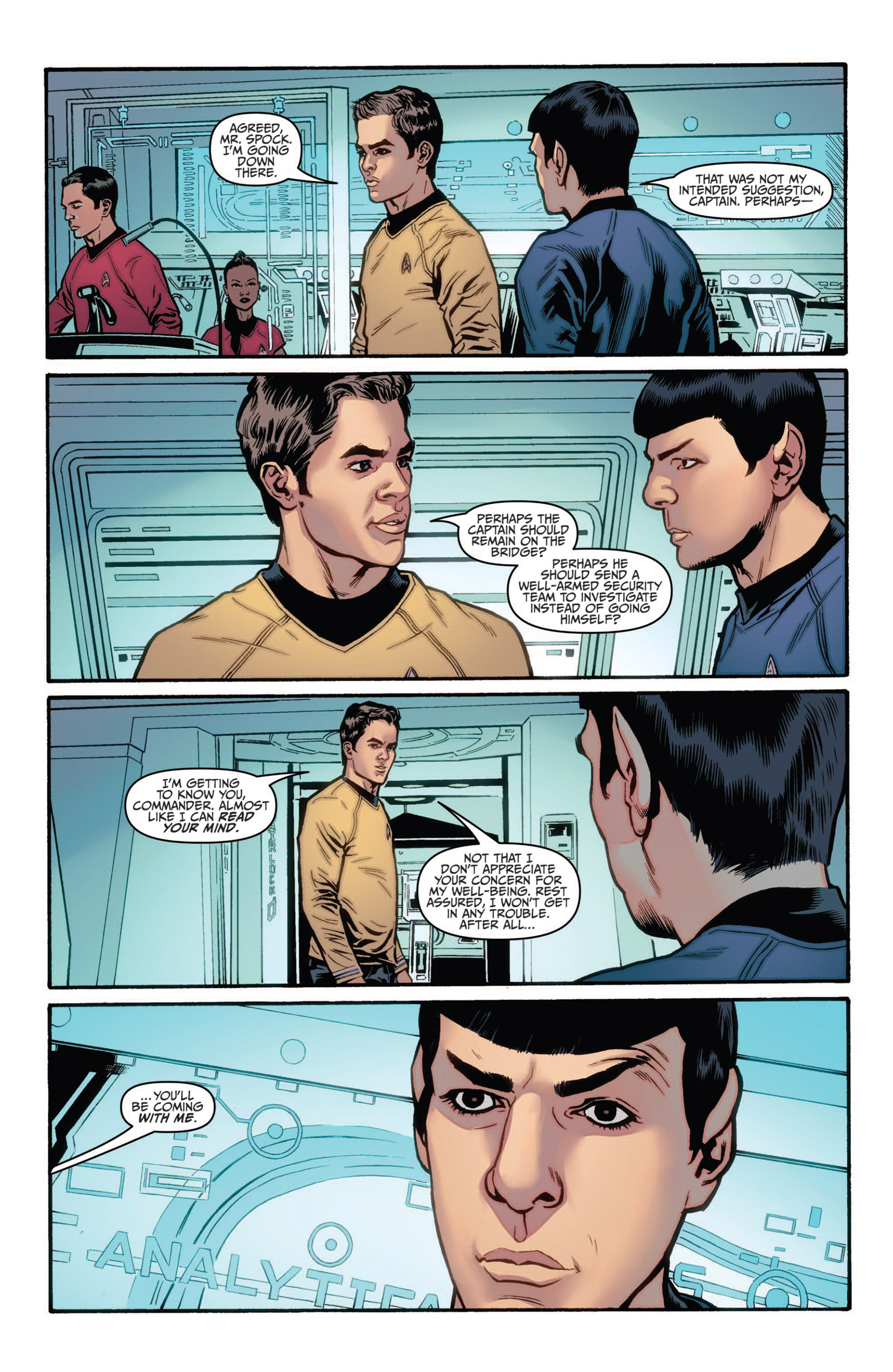Read online Star Trek (2011) comic -  Issue #9 - 9