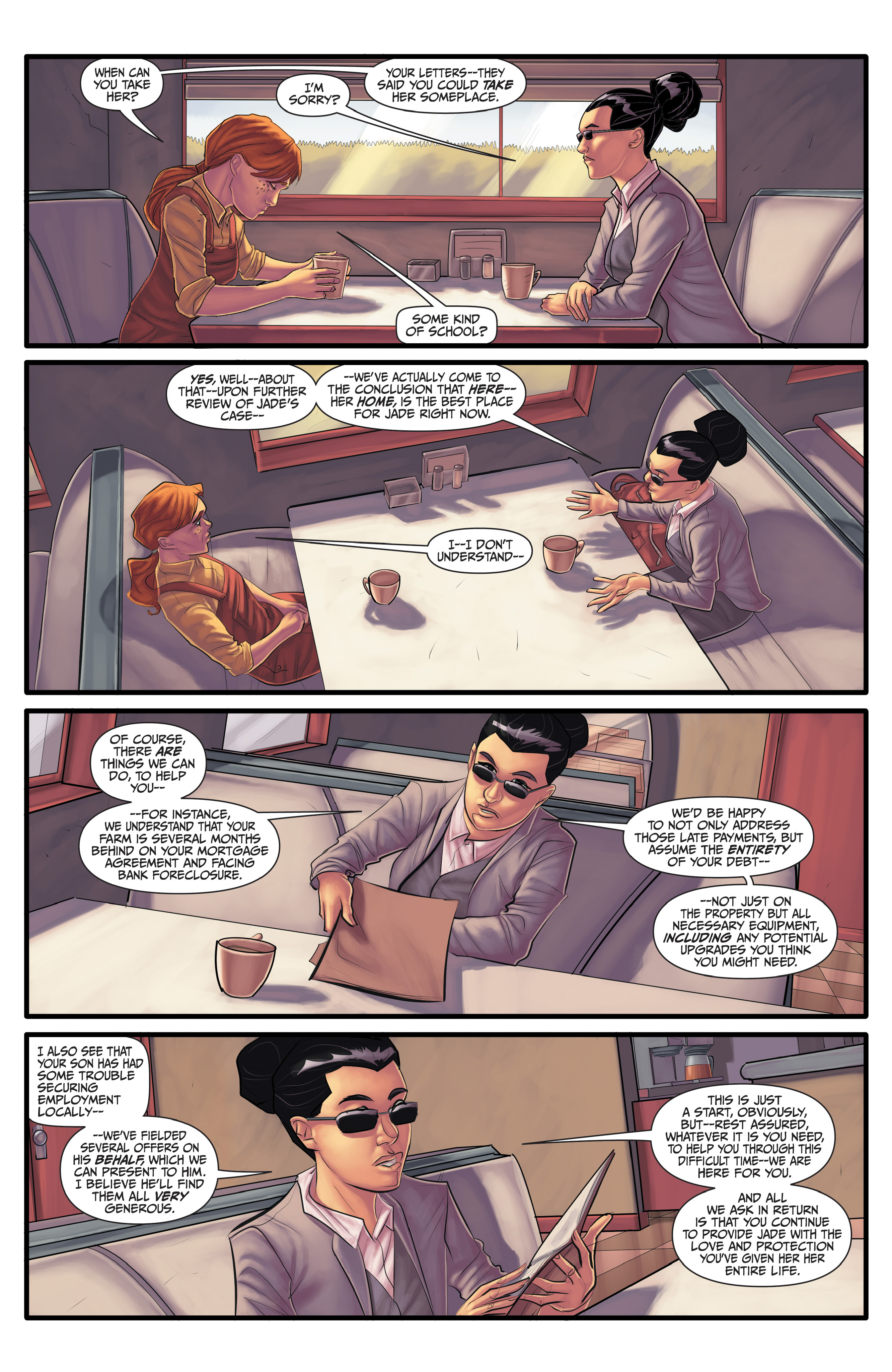 Read online Morning Glories comic -  Issue #45 - 23