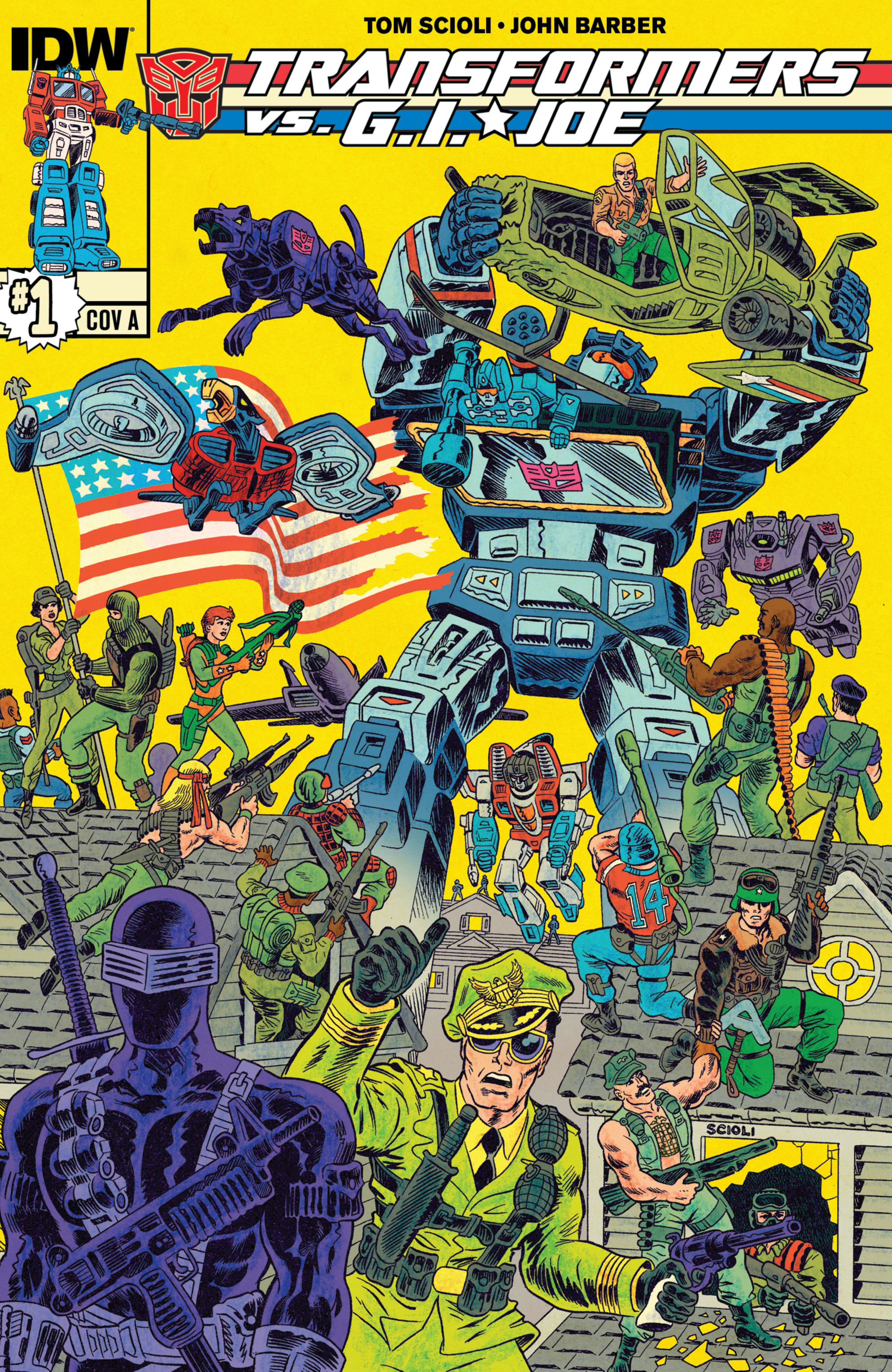 Read online The Transformers vs. G.I. Joe comic -  Issue #1 - 1