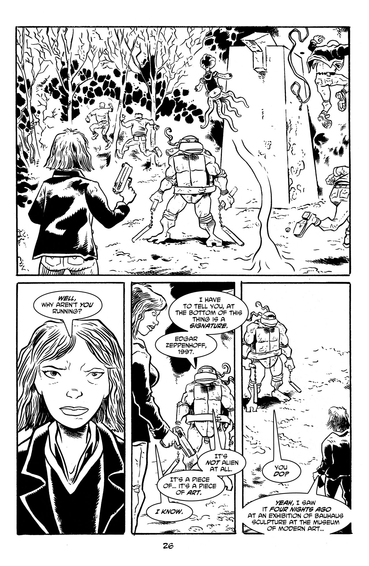 Read online Michelangelo The Third Kind comic -  Issue #3 - 28