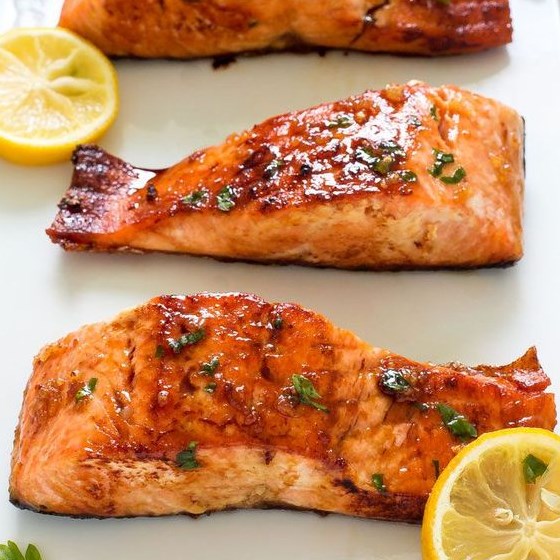 HONEY GARLIC SALMON #Fish #Dinner HONEY GARLIC SALMON #Fish #Dinner